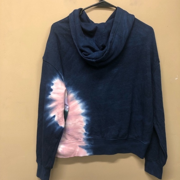 Wildfox Navy and Pink Tie-Dye Sweater - Picture 2 of 6